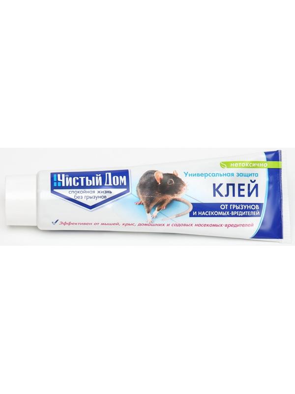 Клей от грызунов и насекомых Чистый дом туба 130 г
