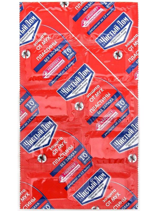 Пластины от мух и комаров 