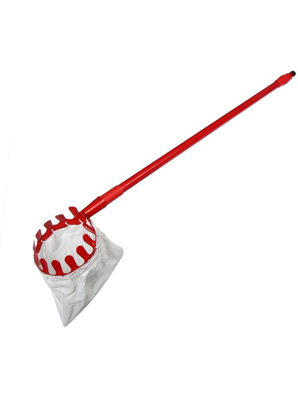 Плодосъёмник с мешком, телескопический черенок 120 - 180 см, цвет МИКС, Greengo