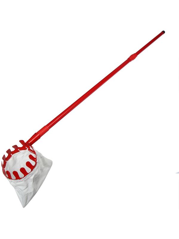 Плодосъёмник с мешком, телескопический черенок 120 - 180 см, цвет МИКС, Greengo