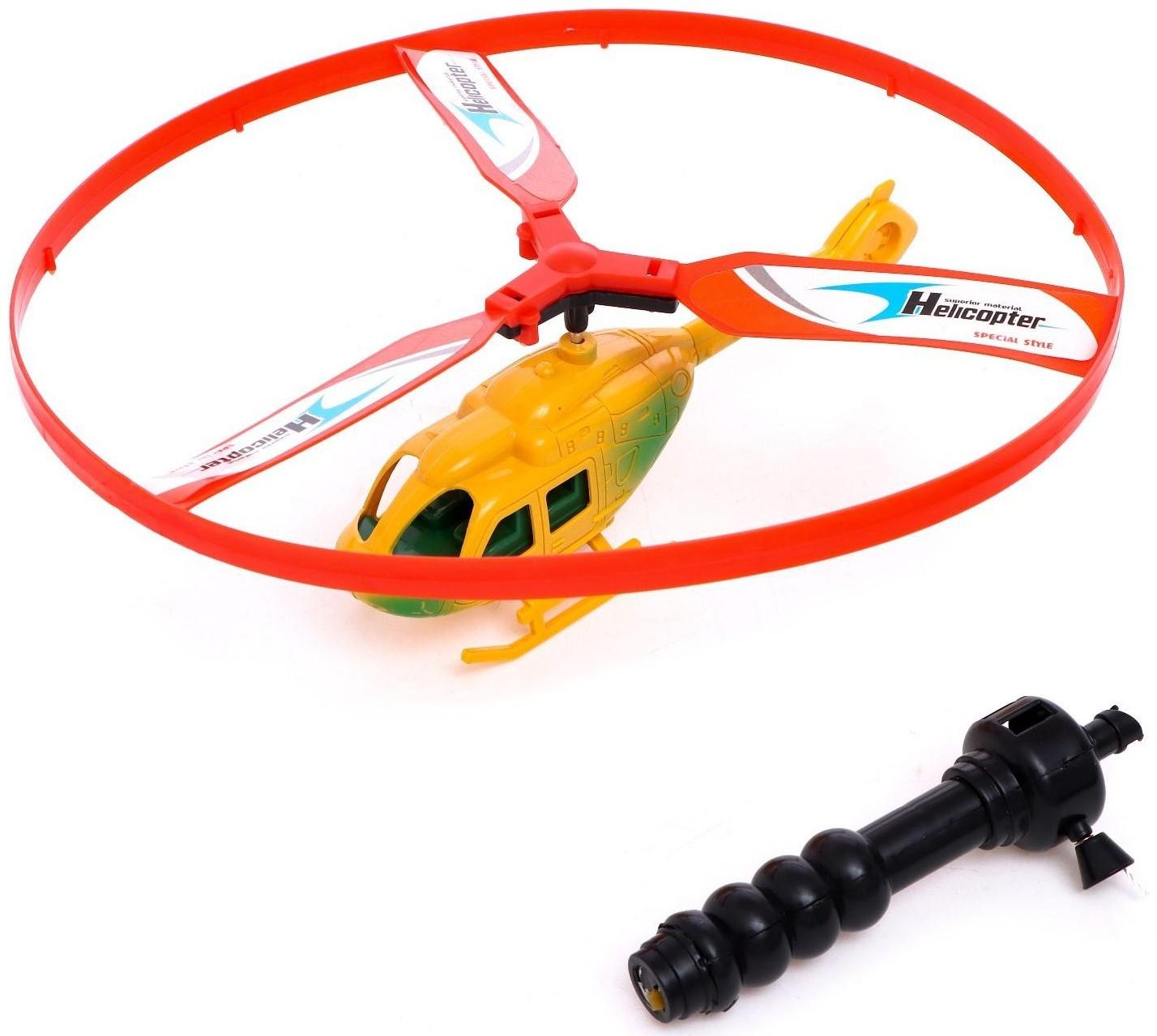 Вертушка для детей «Вертолёт. Разведчик», с запуском, цвета МИКС