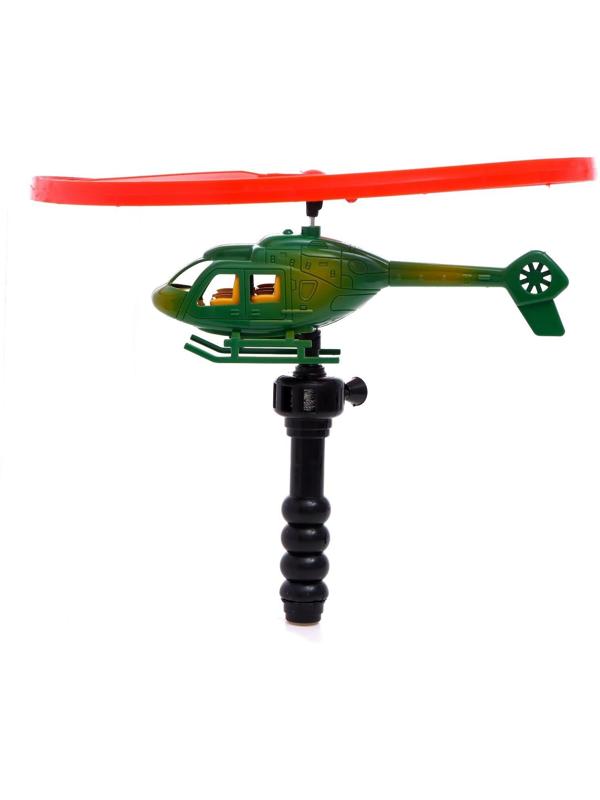 Вертушка для детей «Вертолёт. Разведчик», с запуском, цвета МИКС