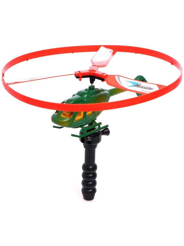 Вертушка для детей «Вертолёт. Разведчик», с запуском, цвета МИКС
