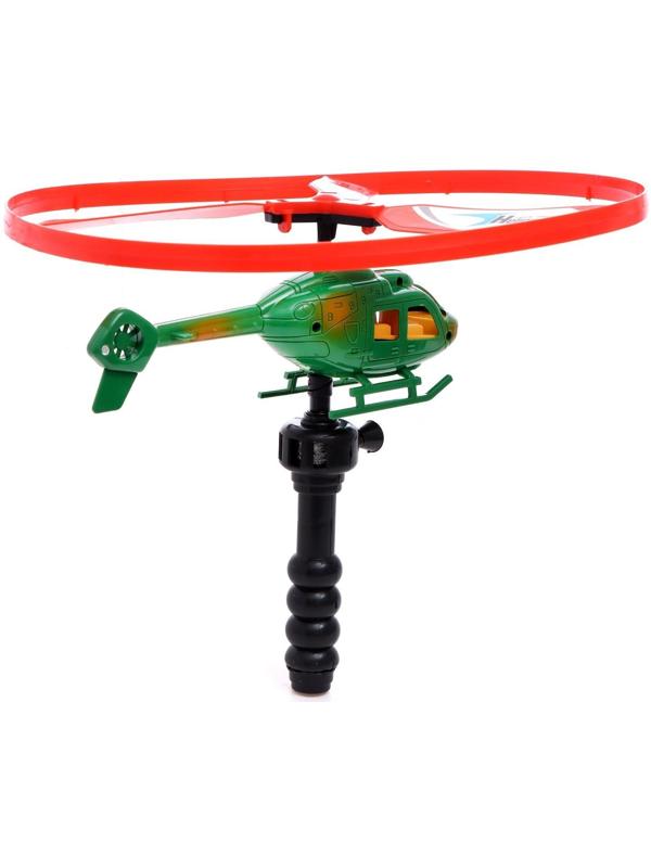 Вертушка для детей «Вертолёт. Разведчик», с запуском, цвета МИКС