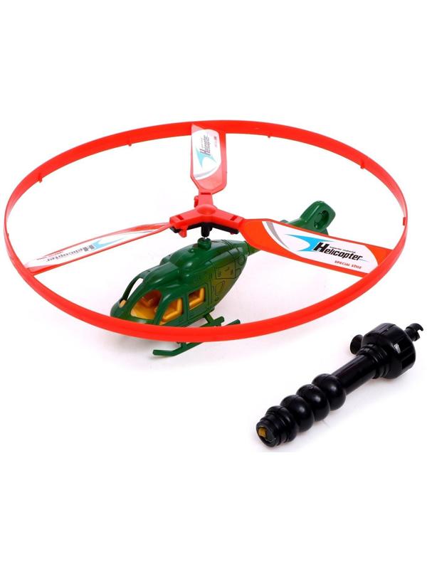 Вертушка для детей «Вертолёт. Разведчик», с запуском, цвета МИКС