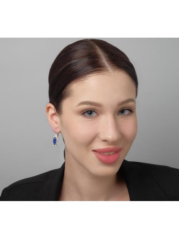 Серьги со стразами 