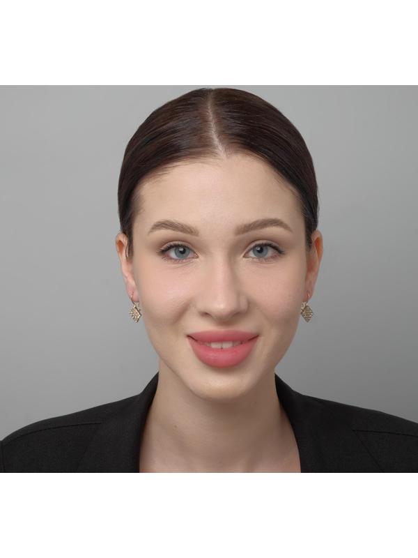 Серьги со стразами 