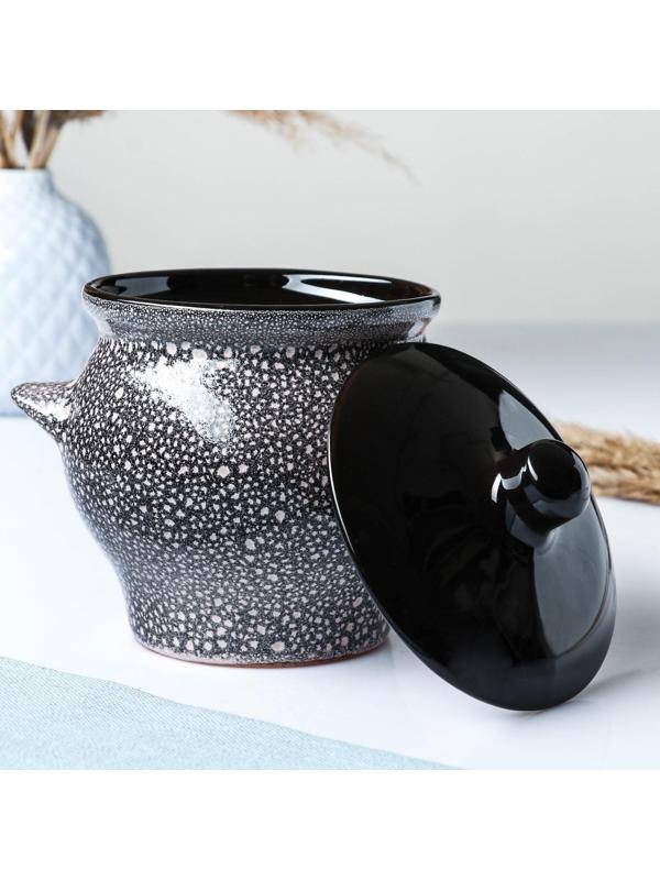 Горшок для жаркого №6 0,65л мрамор