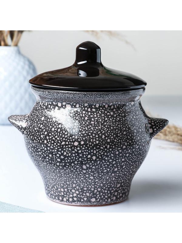 Горшок для жаркого №6 0,65л мрамор