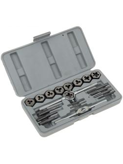 Набор метчиков и плашек Sparta, М3 - М12, 20 шт в наборе