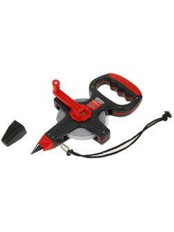 Рулетка геодезическая Matrix, 30 м х 12.5 мм, металлическая лента, открытый корпус