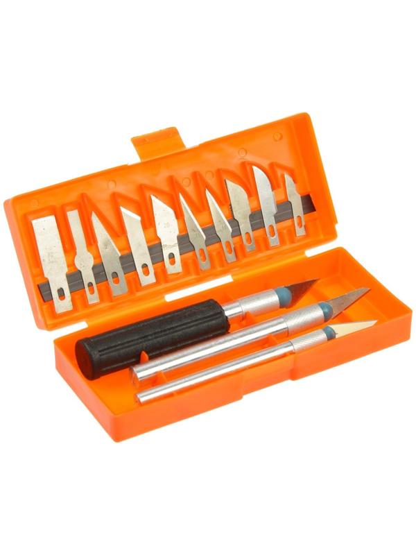 Набор резцов по дереву Sparta, пластмассовые рукоятки, 13 шт