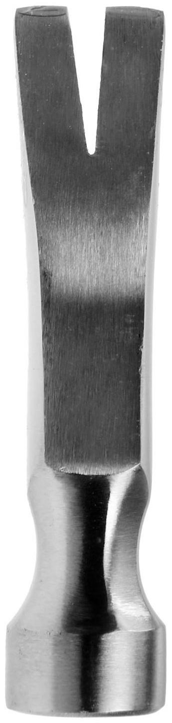 Молоток-гвоздодер ТУНДРА, цельнокованый, двухкомпонентная рукоятка, 500 г