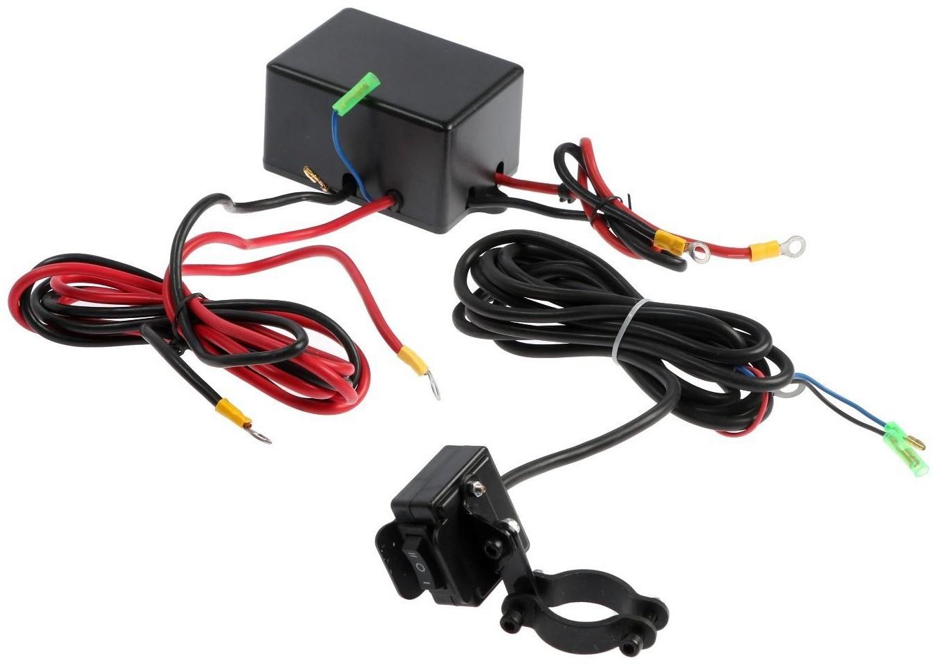 Лебедка электрическая ТУНДРА, 12/24V, 3000 lb (1.4 т), 1.2 л.с., до 3.3 м/мин, 4.8 мм х 12 м