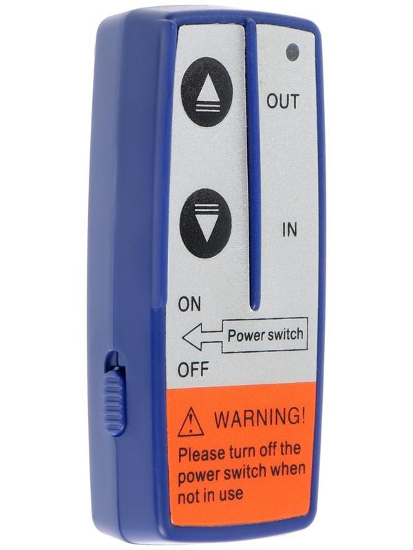 Лебедка электрическая ТУНДРА, 12/24V, 3000 lb (1.4 т), 1.2 л.с., до 3.3 м/мин, 4.8 мм х 12 м
