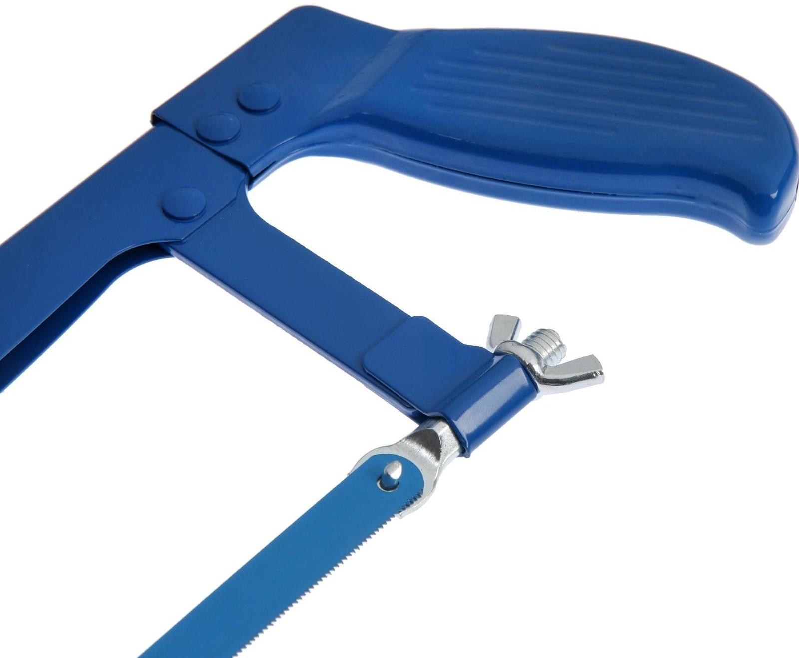 Ножовка по металлу ТУНДРА, цельнометаллическая, 200 - 300 мм