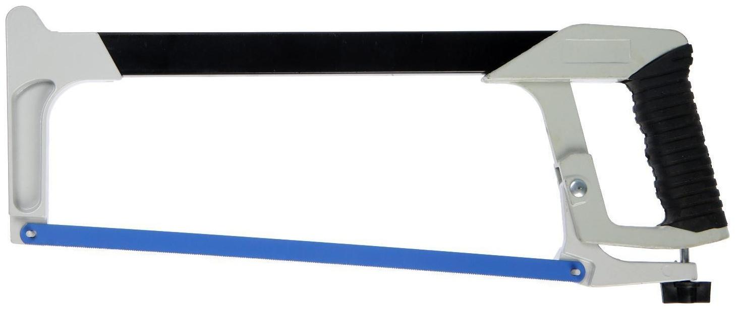 Ножовка по металлу ТУНДРА, два угла установки полотна 45 и 90°, 2К рукоятка, 300 мм