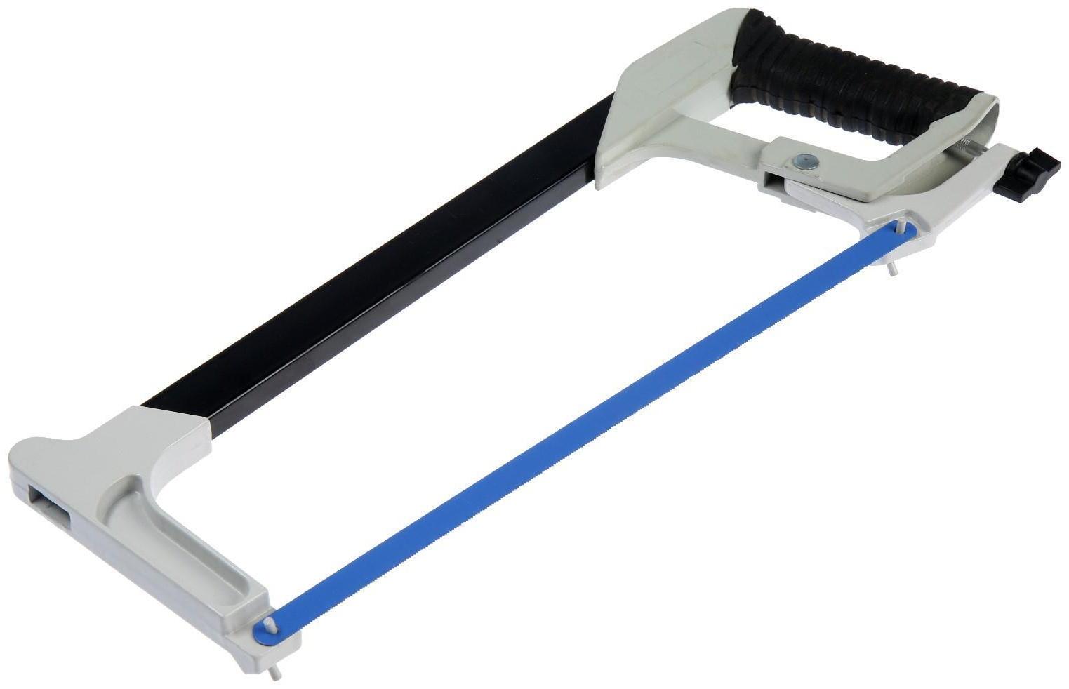 Ножовка по металлу ТУНДРА, два угла установки полотна 45 и 90°, 2К рукоятка, 300 мм