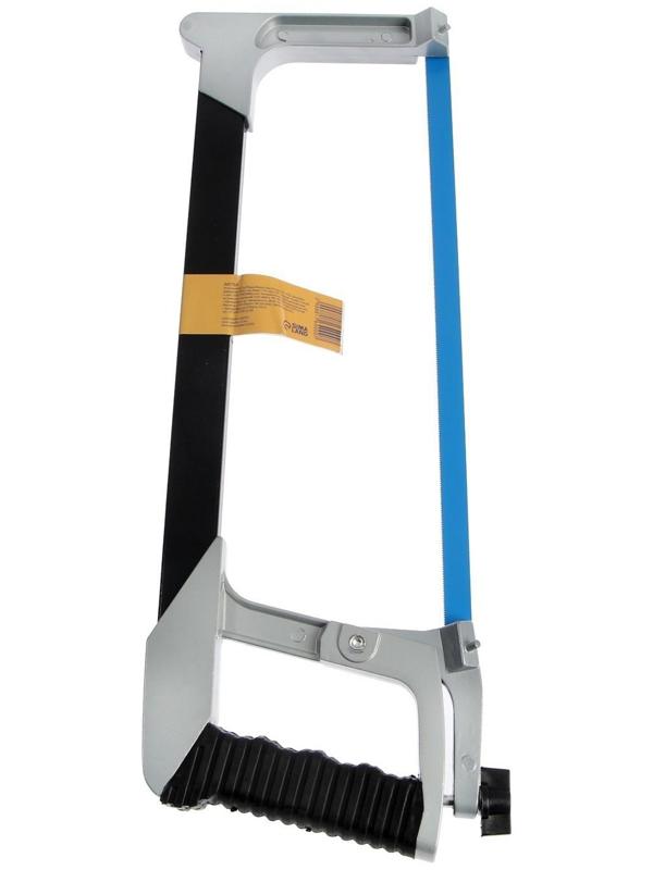 Ножовка по металлу ТУНДРА, два угла установки полотна 45 и 90°, 2К рукоятка, 300 мм