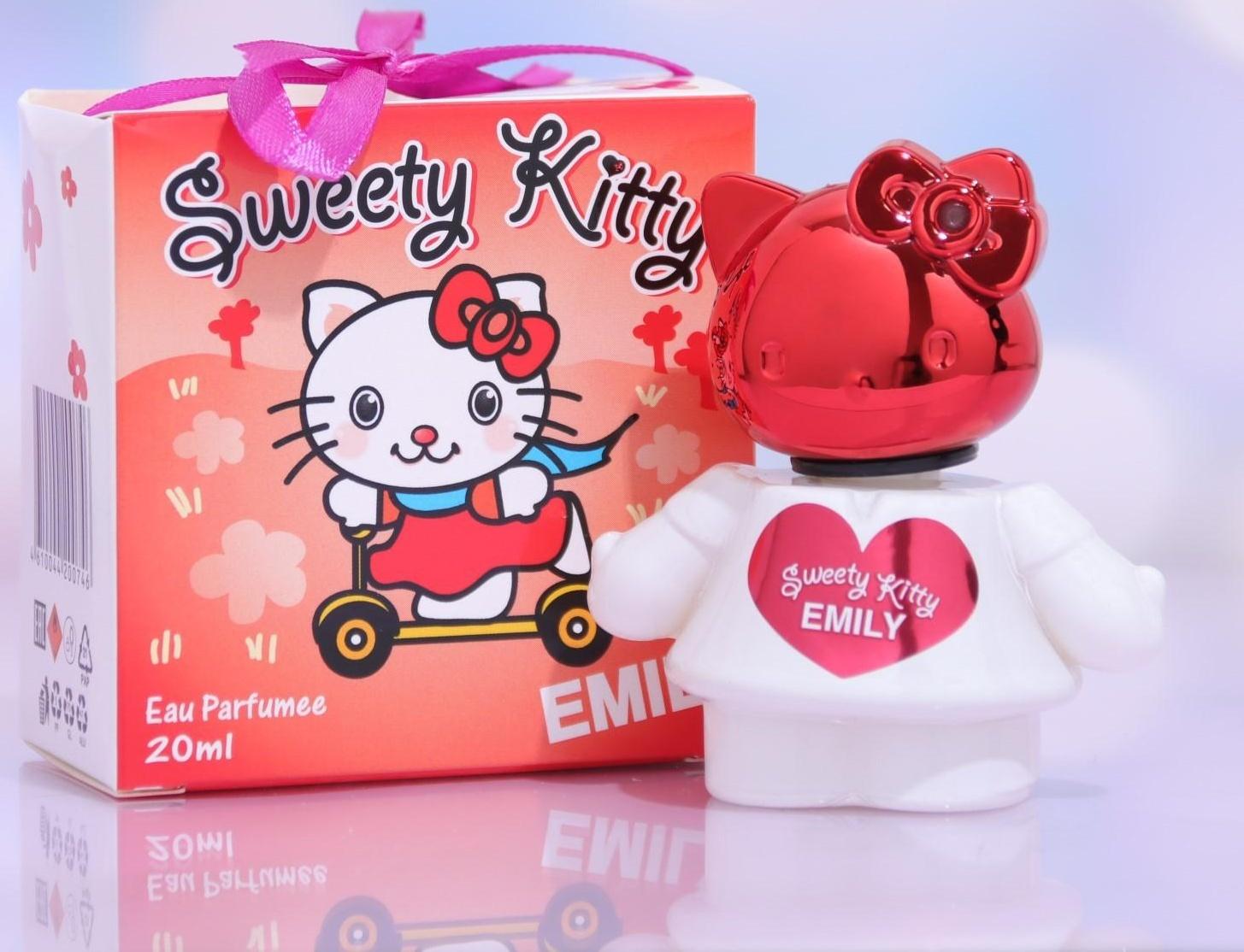 Душистая вода для девочек Sweety kitty, Emily, 20 мл