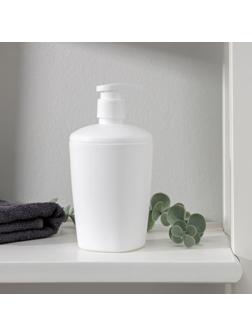Дозатор для жидкого мыла Aqua, 300 мл, цвет снежно-белый