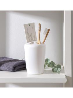 Подставка для зубных щёток Aqua, цвет снежно-белый