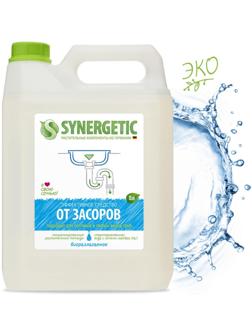 Средство для устранения засоров Synergetic, гель, биоразлагаемое, 5 л