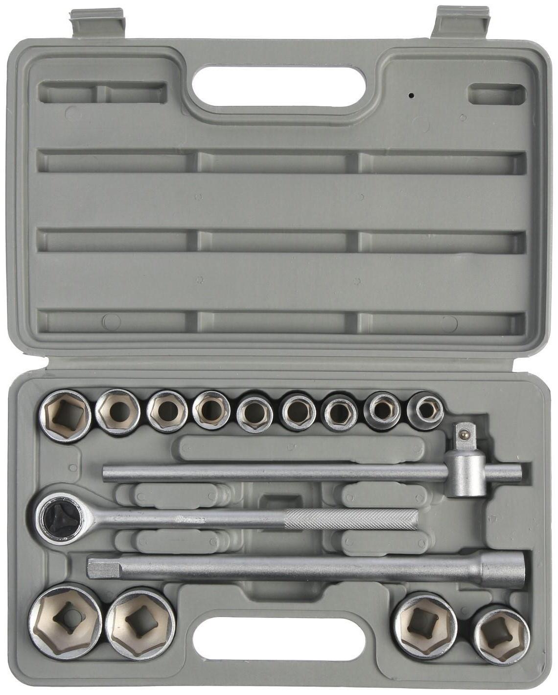 Набор инструментов в кейсе ТУНДРА, подарочная упаковка 