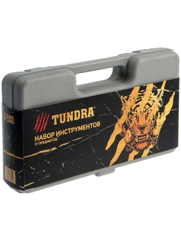 Набор инструментов в кейсе ТУНДРА, подарочная упаковка 