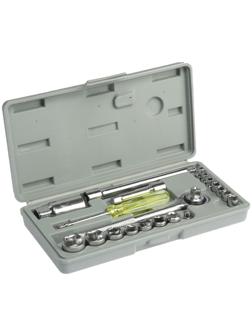 Набор инструментов в кейсе ТУНДРА, универсальный, 1/4