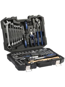 Набор инструментов в кейсе ТУНДРА, автомобильный, CrV, 1/2