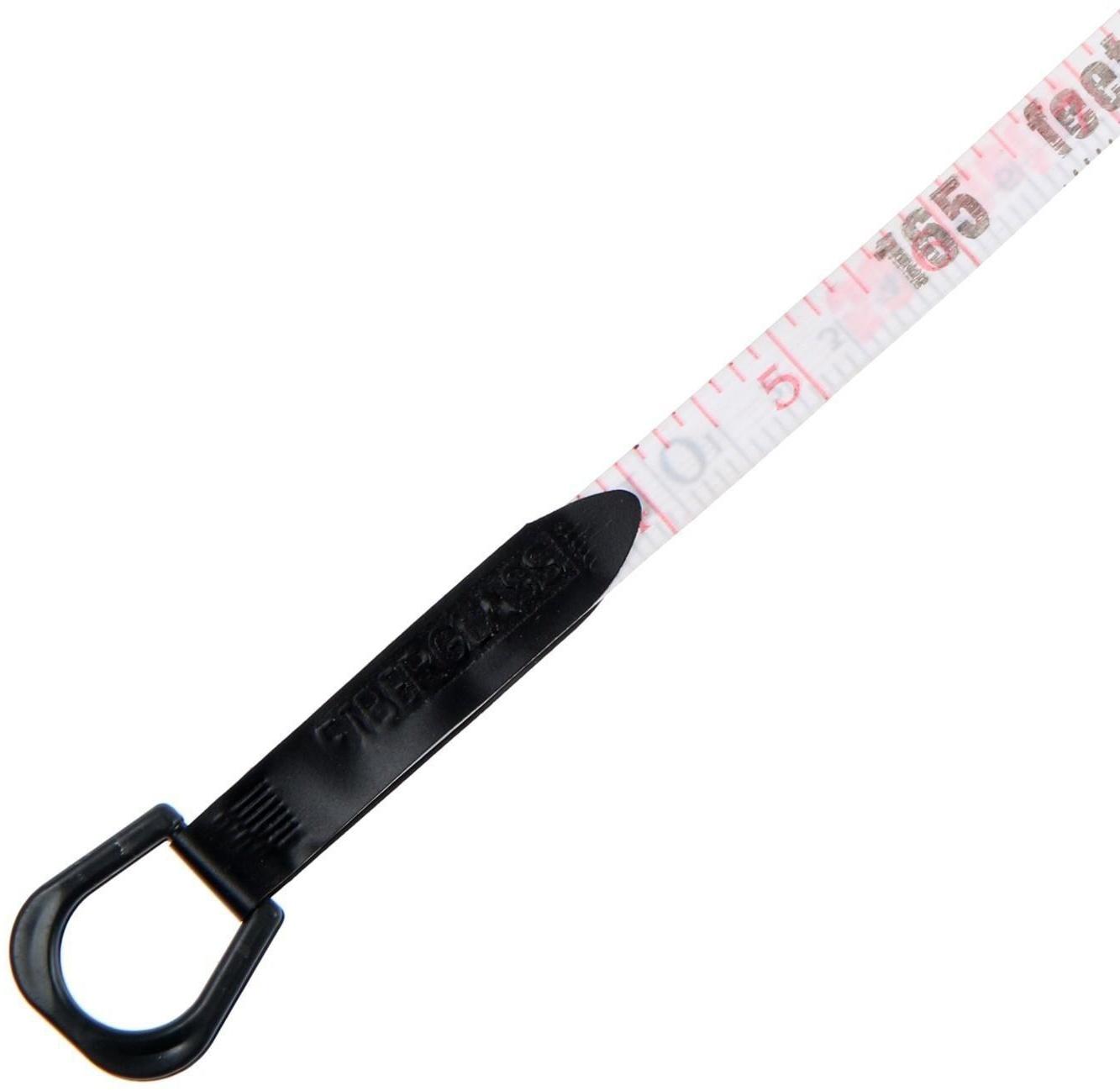 Рулетка геодезическая ТУНДРА, фиберглассовая лента, 50 м