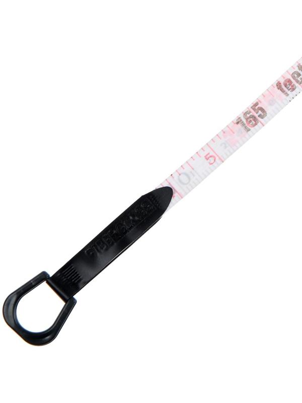 Рулетка геодезическая ТУНДРА, фиберглассовая лента, 50 м