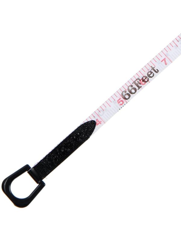 Рулетка геодезическая ТУНДРА, фиберглассовая лента, 20 м