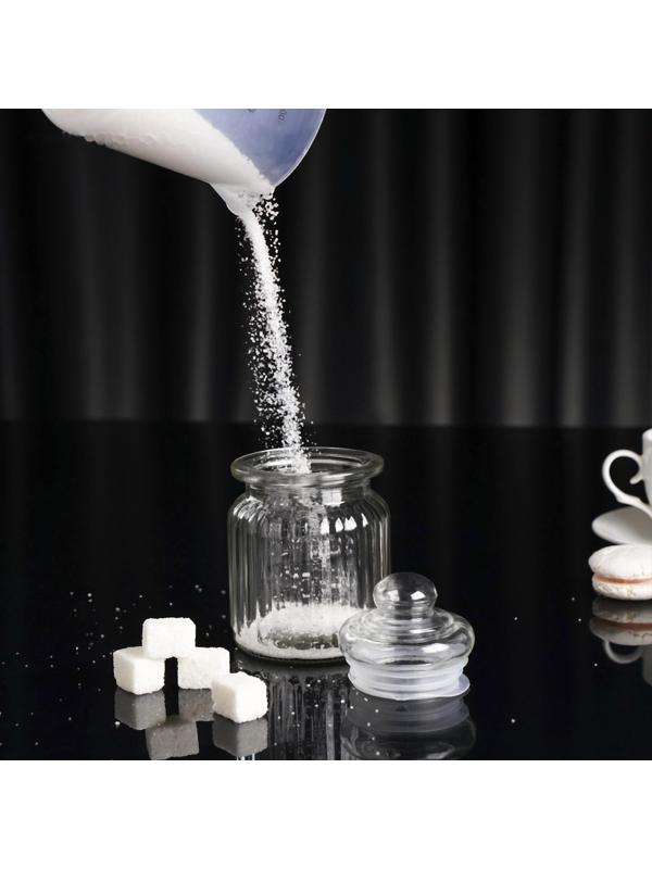 Банка стеклянная для сыпучих продуктов «Лада», 250 мл, 7,5×12 см