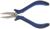 Длинногубцы ТУНДРА mini, никелированные, двухкомпонентные рукоятки, 125 мм