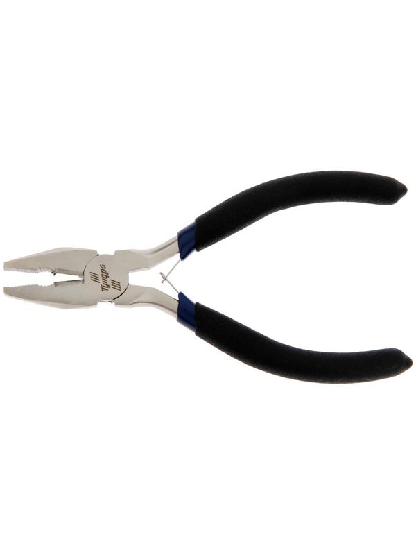 Плоскогубцы ТУНДРА mini, никелированные, обрезиненные рукоятки, 120 мм