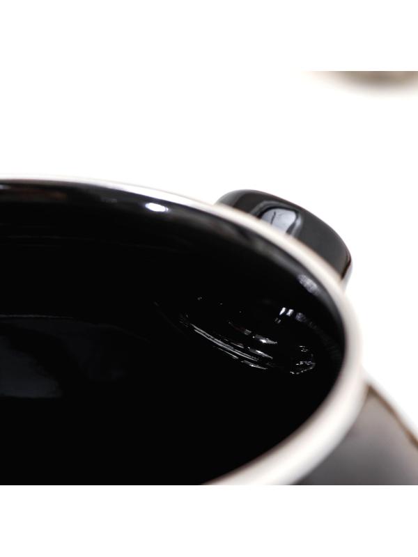 Чайник со свистком «Кармен», 3 л, фиксированная ручка, индукция, цвет чёрно-красный