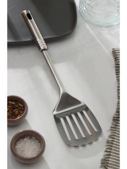 Лопатка из нержавеющей стали Доляна «Стандарт», h=33,5 см, с отверстиями