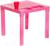 Детский стол с подстаканником, цвет розовый