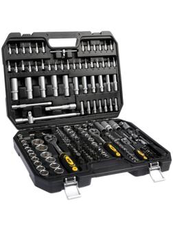 Набор инструментов в кейсе ТУНДРА, автомобильный, CrV, 1/2