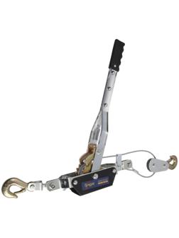 Лебедка рычажная ТУНДРА, двойное храповое колесо, тяга 4 т (подъем 1.6 т), трос 3 метра