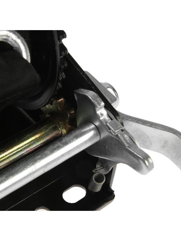 Лебедка ручная барабанная тяговая ТУНДРА, 1400 кг, трос-ремень 10 метров