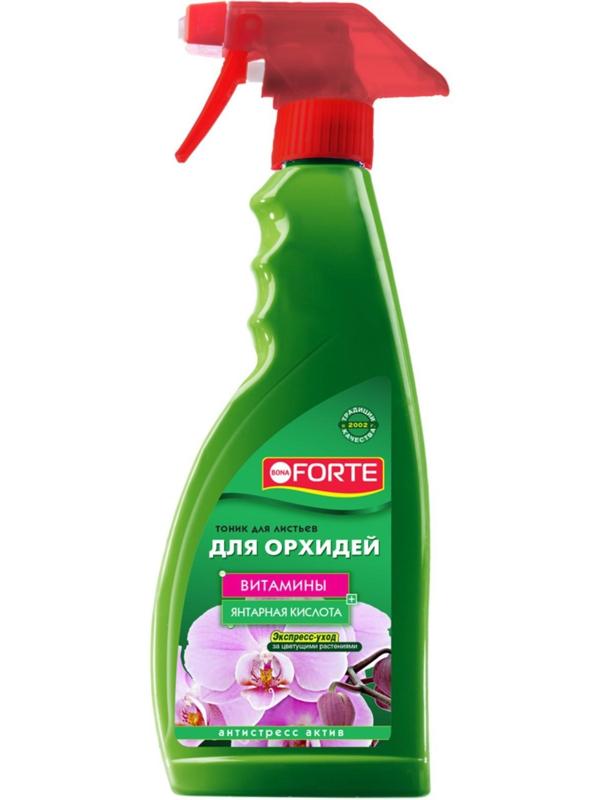 Тоник Bona Forte, для орхидей, зеленый флакон с триггером, 500 мл