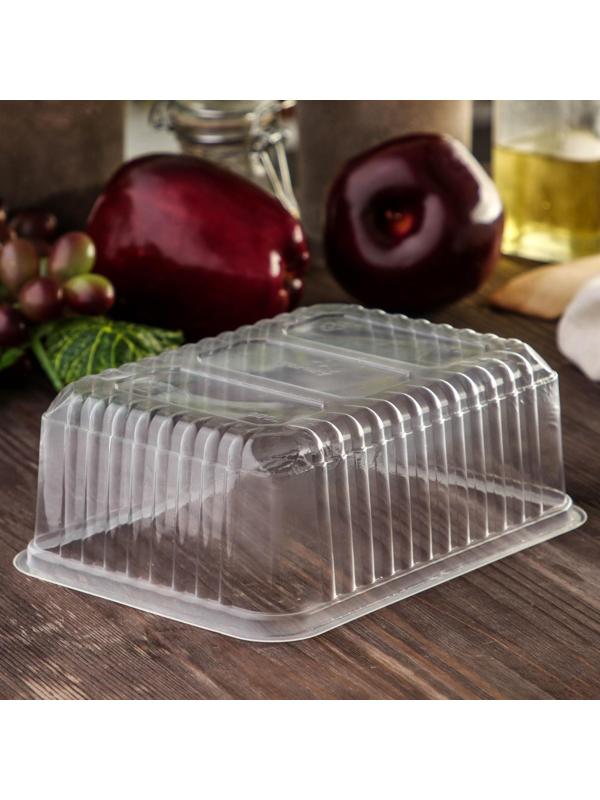 Набор одноразовых контейнеров, 1 л, 17,9×13,2×6,4 см, 50 шт, цвет прозрачный