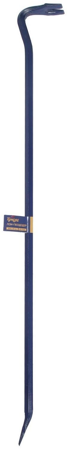 Лом-гвоздодер ТУНДРА, 65 сталь, шестигранный, 900 х 16 мм