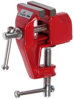 Тиски слесарные ТУНДРА, винтовой зажим, 40 мм