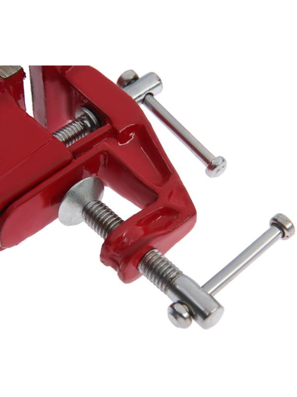 Тиски слесарные ТУНДРА, винтовой зажим, 40 мм