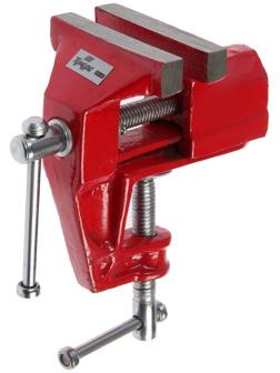 Тиски слесарные ТУНДРА, винтовой зажим, 60 мм