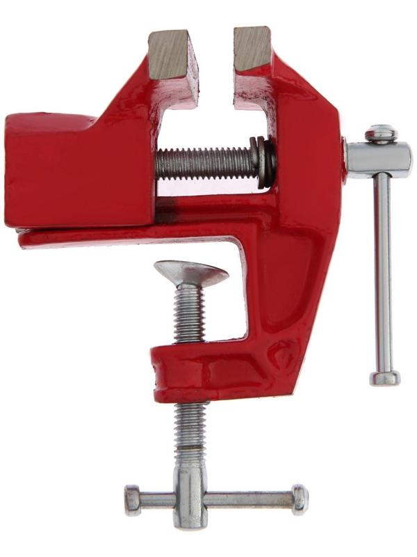 Тиски слесарные ТУНДРА, винтовой зажим, 60 мм